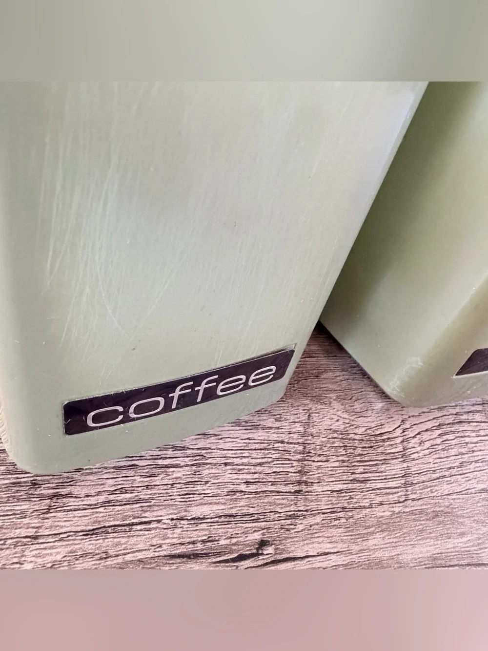 Vintage Lincoln Beautyware Canister Set Of 4 Avocado Green COMPLETE 4 Lids MCM